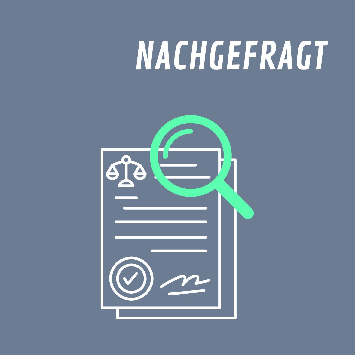Neue Rubrik: „Nachgefragt“